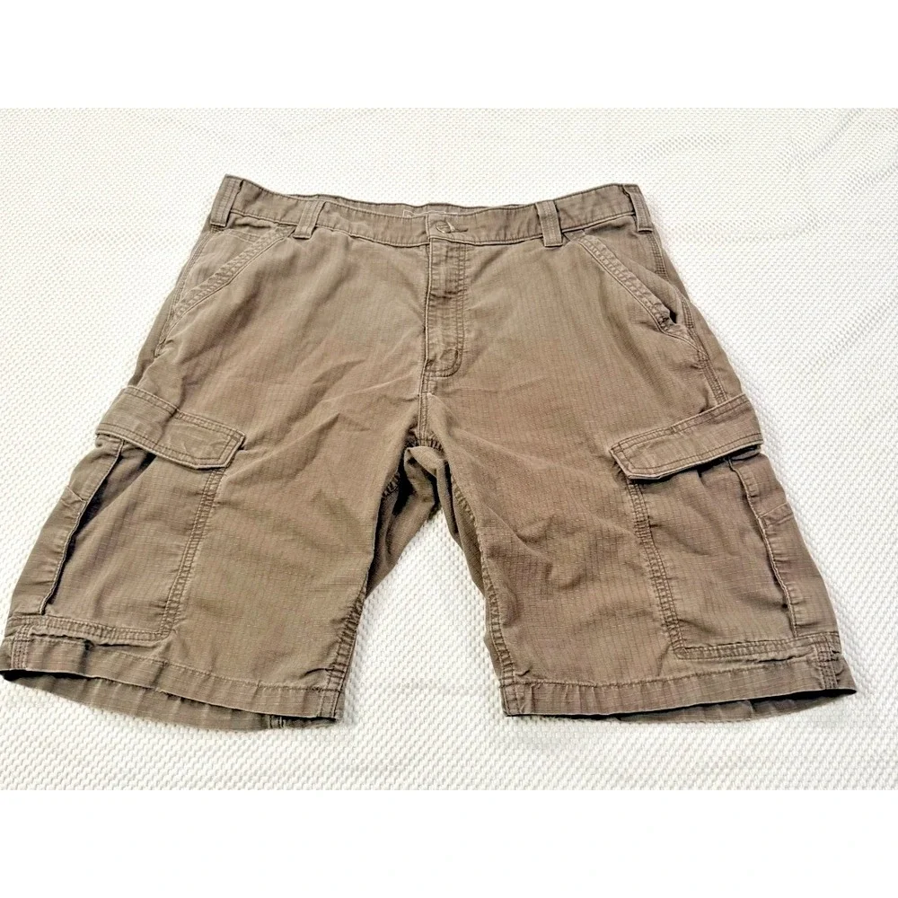 Carhartt Force Ripstop Cargo Work Shorts Mens Size 38 Hammer Loop Utility